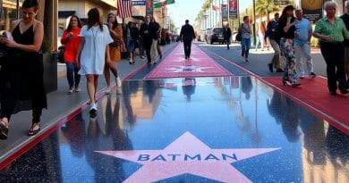 Batman Walk of Fame Star