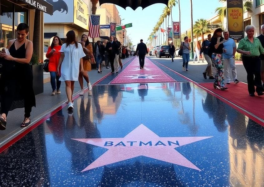 Batman Walk of Fame Star