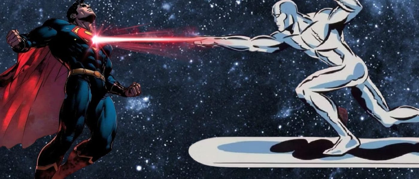 Superman Vs Silver Surfer